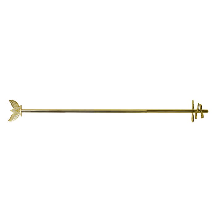 A-Swizzle Gold 15,75" bargereedschap voor mixologen voor wholesale door Uber Bar Tools
