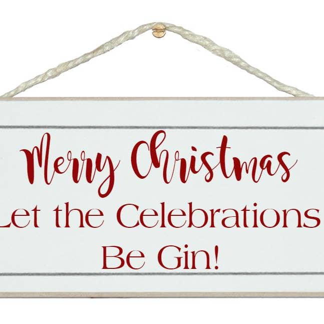 Firandet vara gin.. sign för wholesale av Crafty Clara