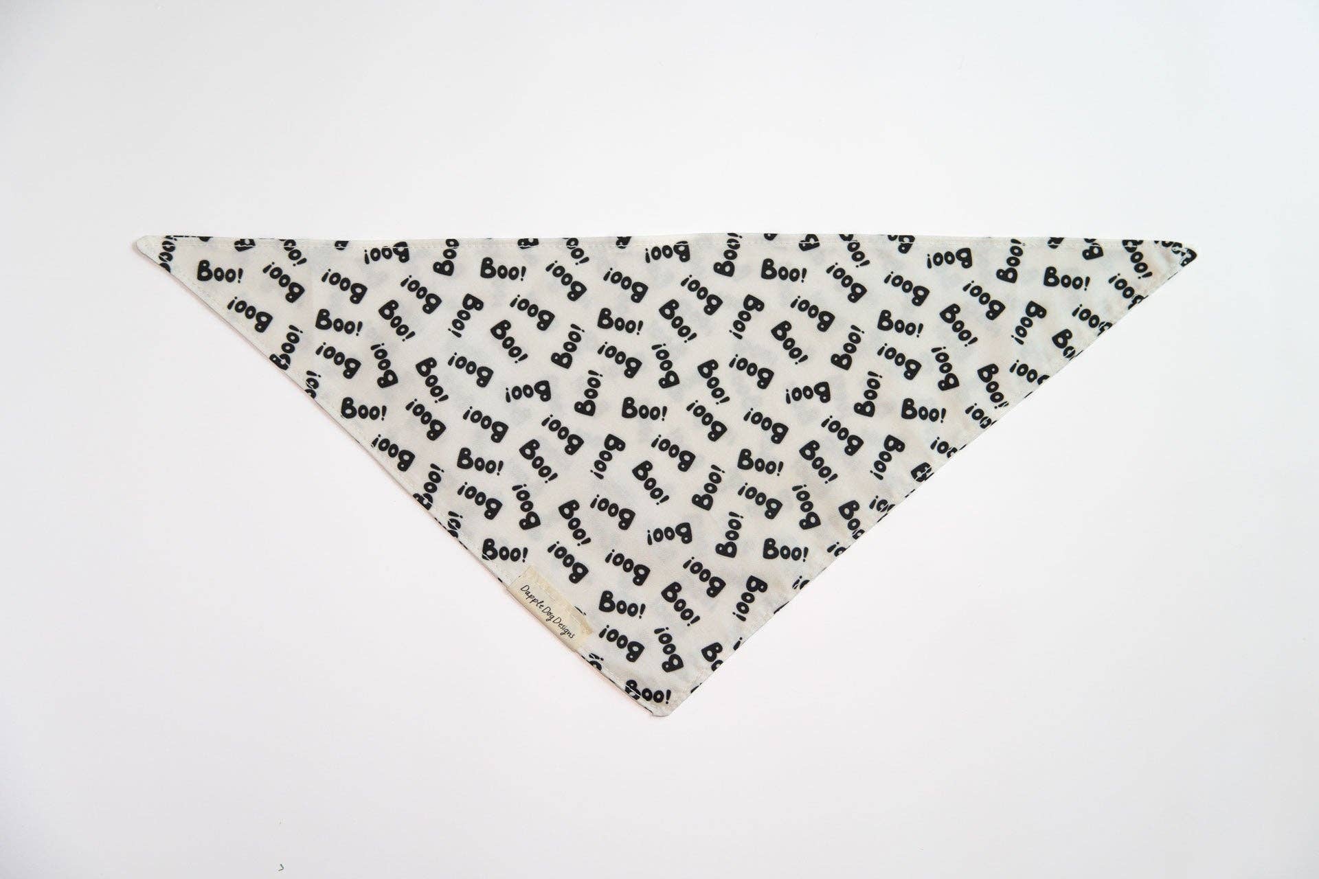 Dapple Dog Designs - Wholesale Pet Bandana - Dog - Boo! Bandana - Halloween Dog Bandana2