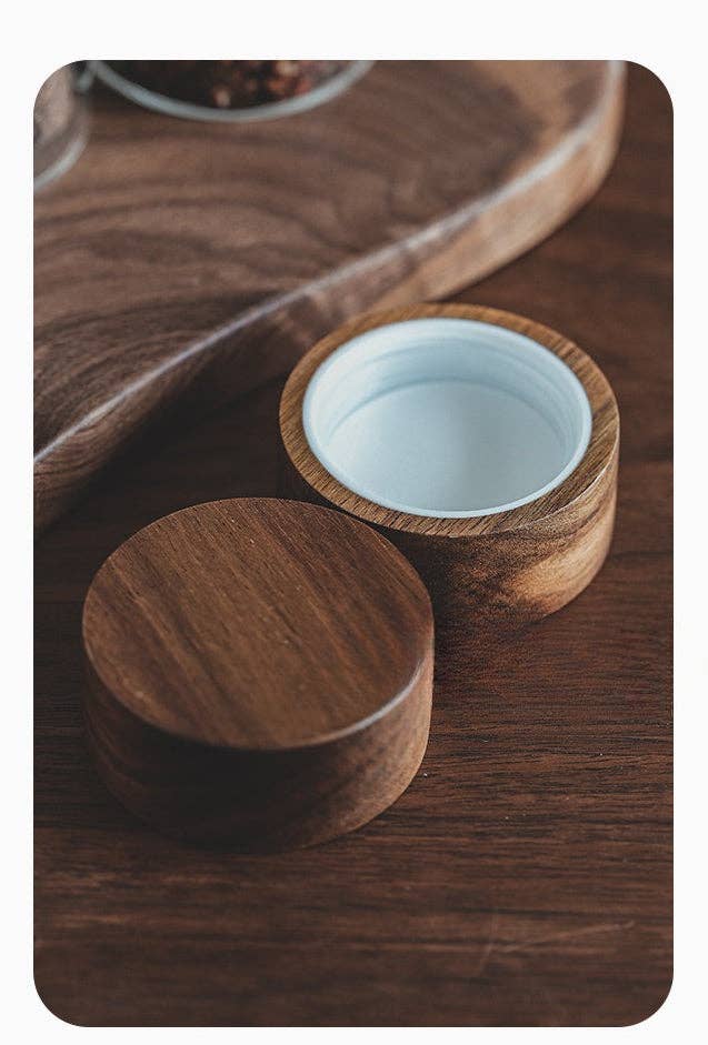 Gohobi （We cover U.S. import duties） - Vendita all'ingrosso Barattoli - Contenitore per conservazione con coperchio in legno Gohobi10