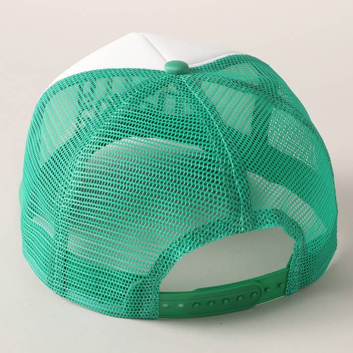 Fashion City - Vendita all'ingrosso Cappellino da camionista - Donna - Cappello da camionista Merry Mama con retro in rete ricamato11