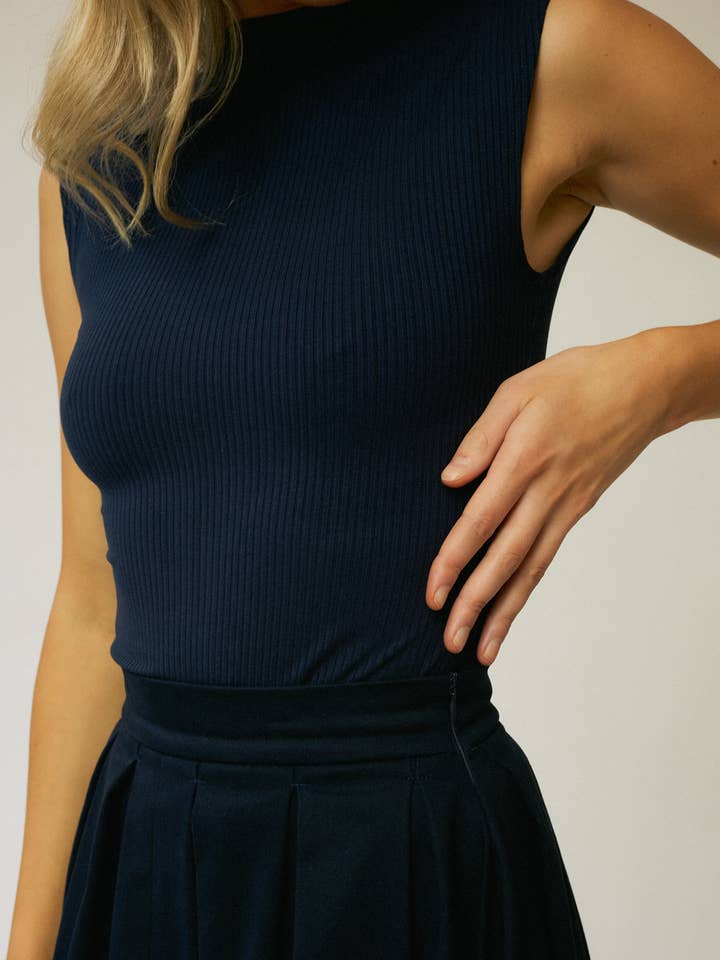 Parker Ribbed Sleeveless for wholesale by La Leur