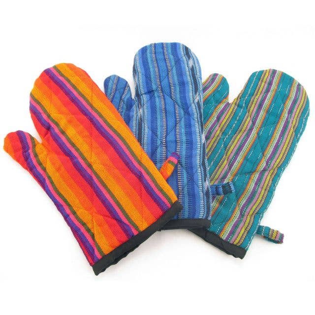 Lucia's Imports - Wholesale Oven Mitt/Pot Holder - Handwoven Fair Trade Guatemalan Oven Mitt2