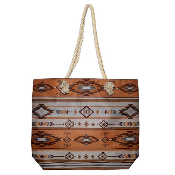 El Paso Saddleblanket - Wholesale Beach Bag - 9 PC Southwest Beach Tote Bags