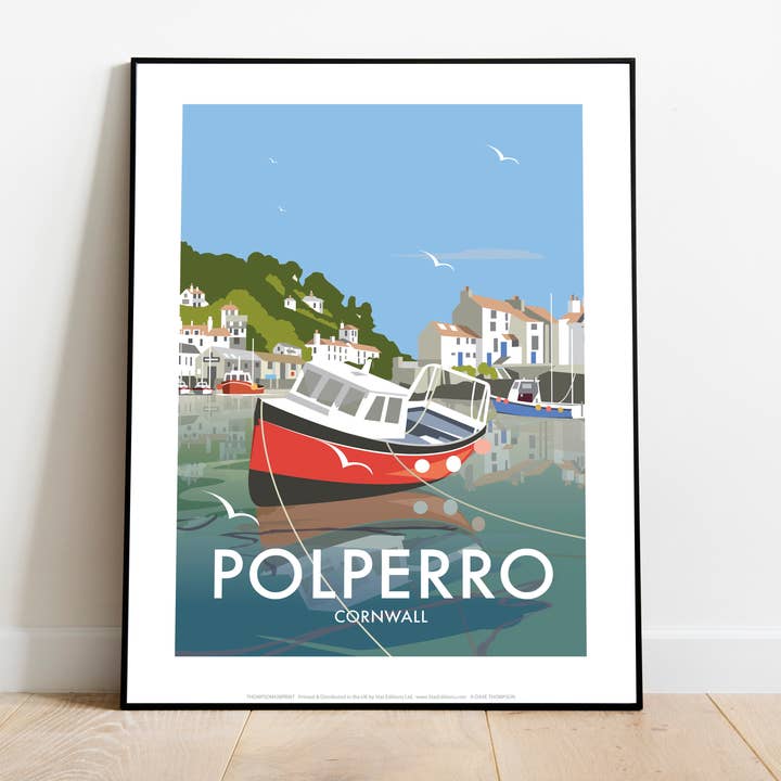 Star Editions – wholesale Art print – Polperro By Artist Dave Thompson - 11X14” Premium Art Print1