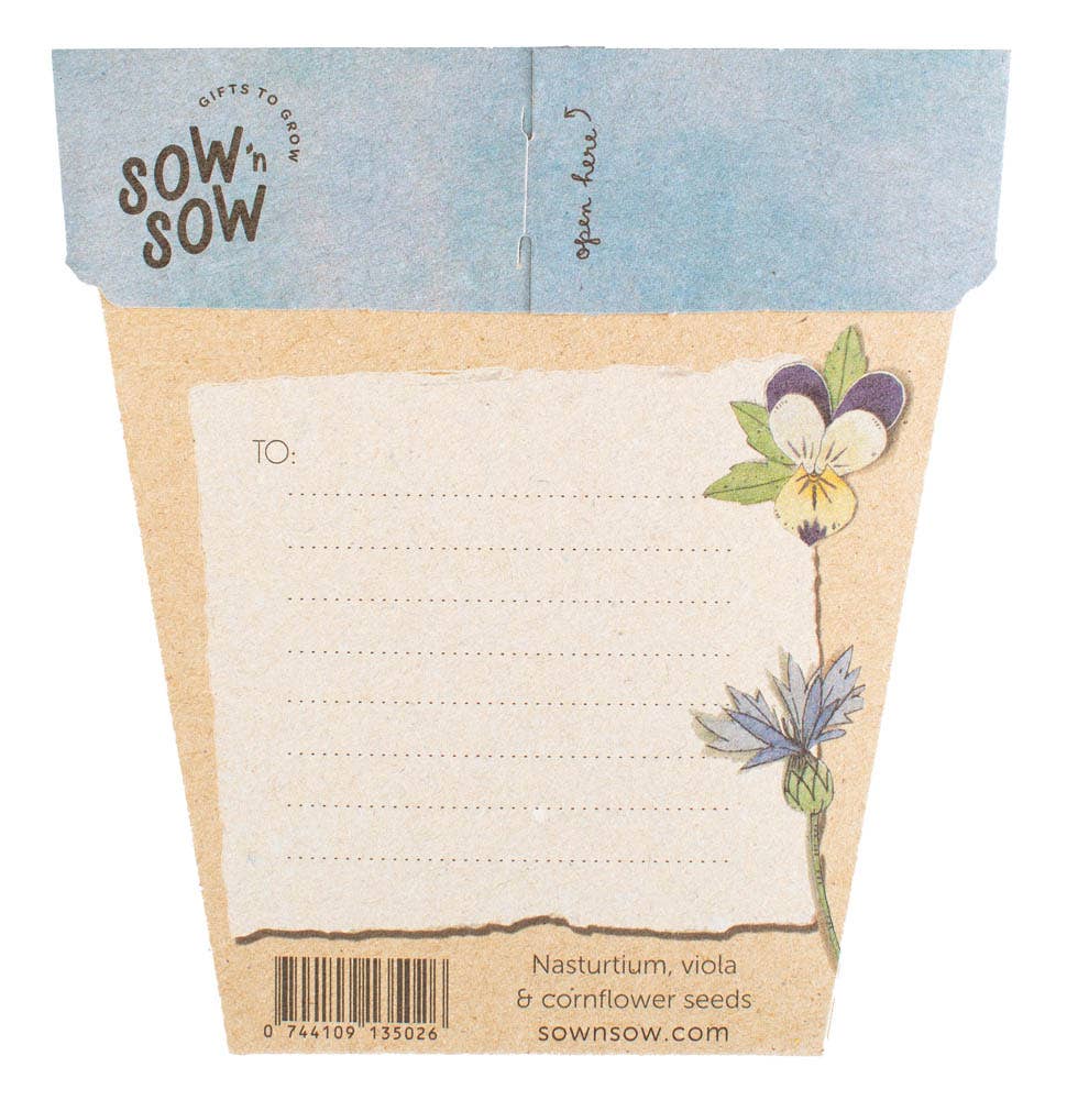 Sow 'n Sow - Wholesale Plant seeds - Culinary Flowers Gift of Seeds (Australia Only)1