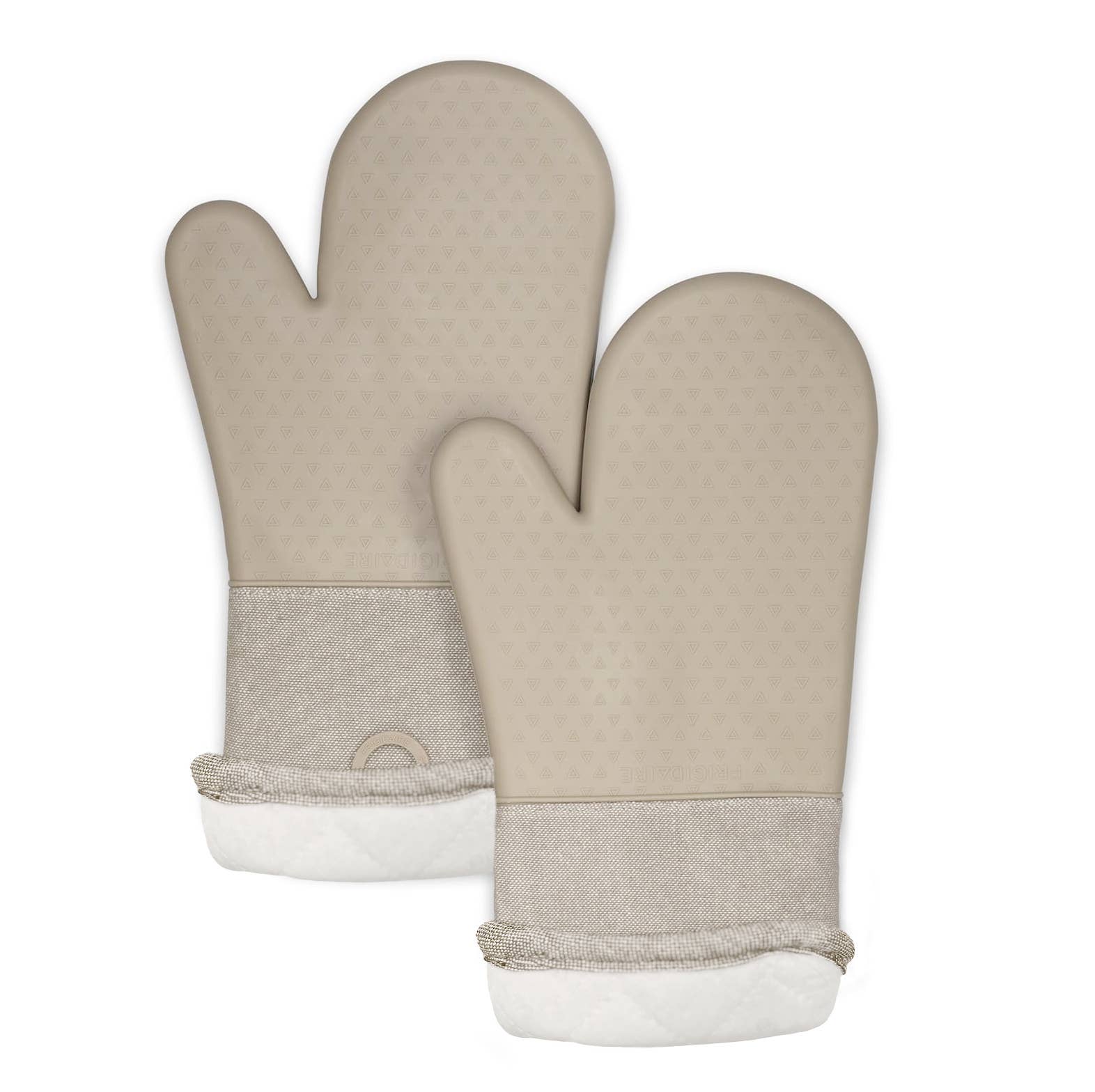 home mart goods - Wholesale Oven Mitt/Pot Holder - Beige Heat Resistant Soft Quilted Oven Mitts With Silicone1