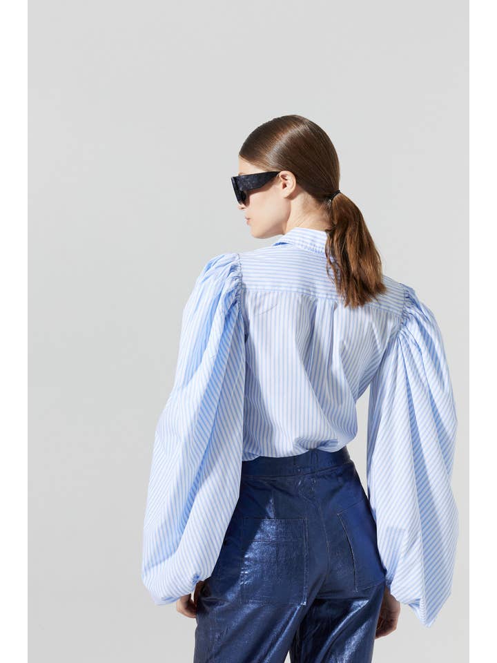 Samba Cotton Poplin Shirt - Stripes for wholesale on Faire