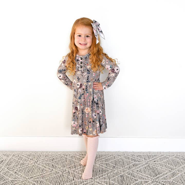 Gigi and Max - Wholesale Dress - Kids - Tatum TUTU DRESS Bamboo Floral Kids Clothing2