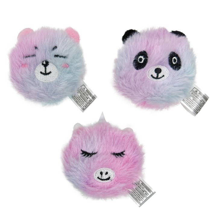Geddes - Wholesale Magnet - MAGNETIC FURRY FACE ANIMAL FRIENDS 24/BAG