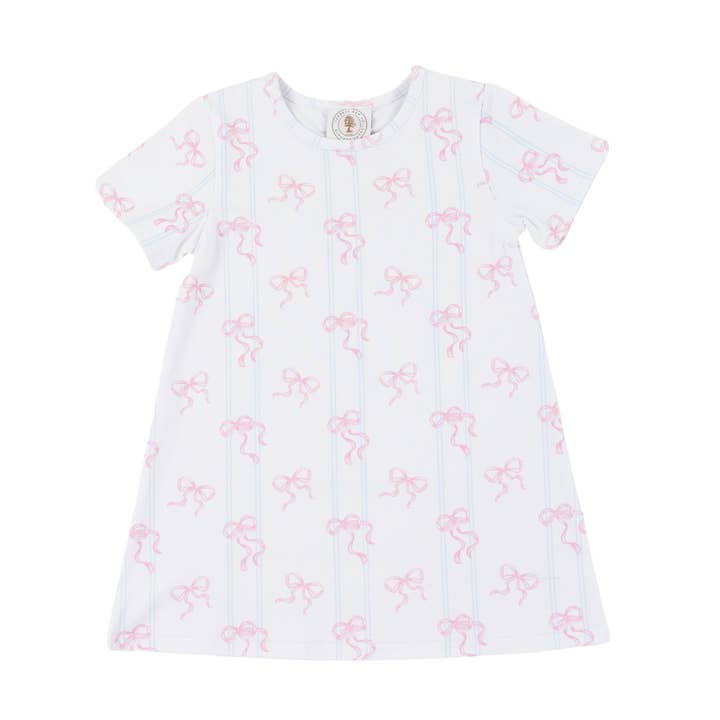 Abito a trapezio Bowtiful Susie per la vendita all'ingrosso da parte di Cypress Row Childrens