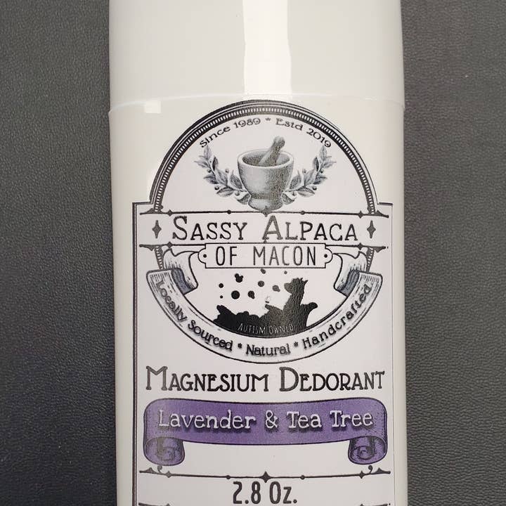 Déodorant en magnésium pour la vente par The Sassy Alpaca