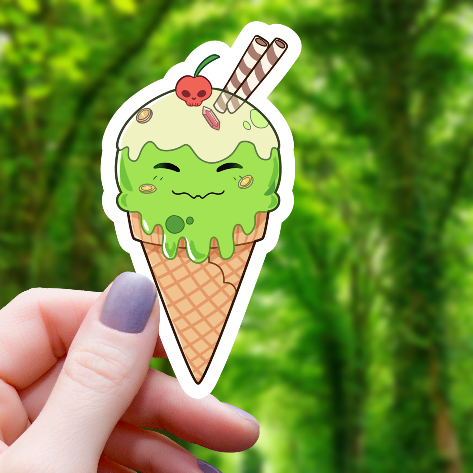 Mimic Gaming Co - Wholesale Sticker - Gelatinous Ice Cream 2 Sticker - 3"0