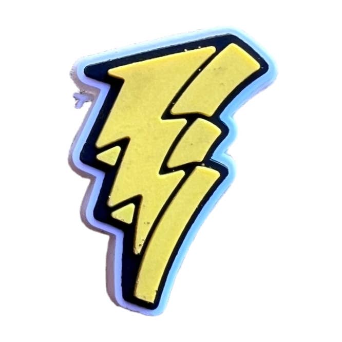 Lightning Bolt Croc Charm for wholesale by Strictly Wild