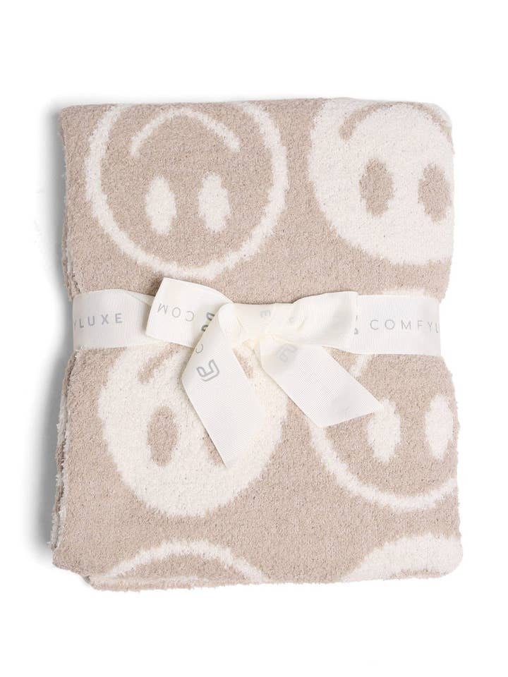 MiMi Wholesale - Wholesale Bedding Blanket - Kids & Baby - Children's Super Lux Smiley Bedding Blanket4