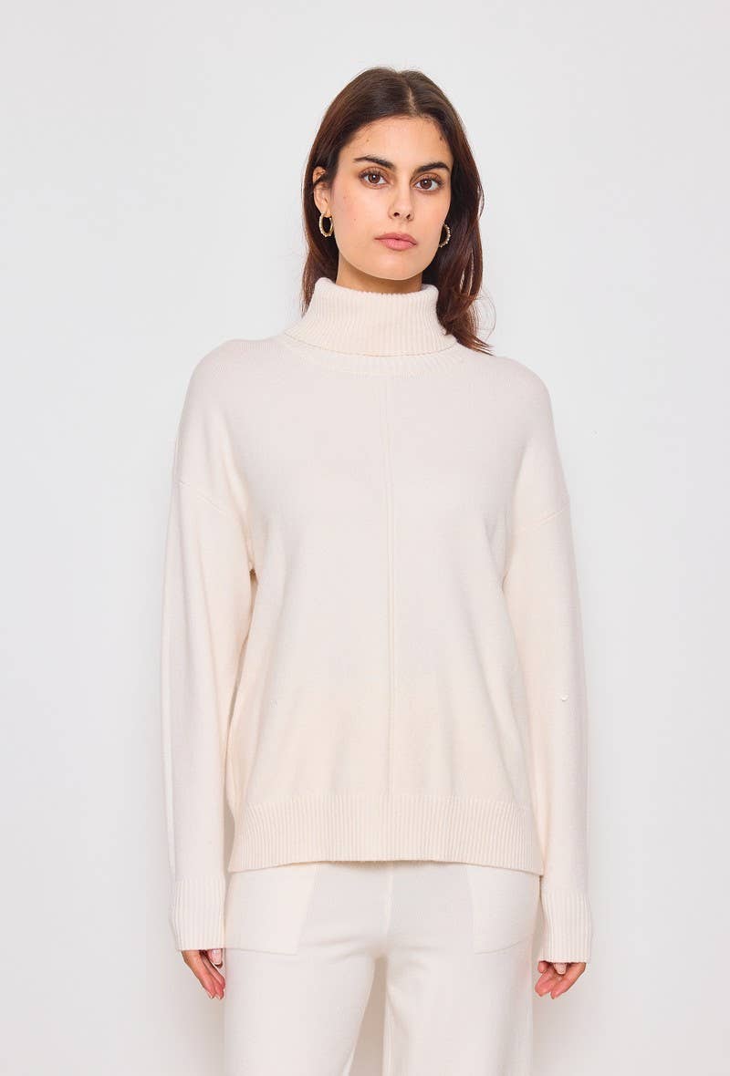 SUNNY STUDIO - Wholesale Knit Sweater - Women's - Women's high-neck sweater7