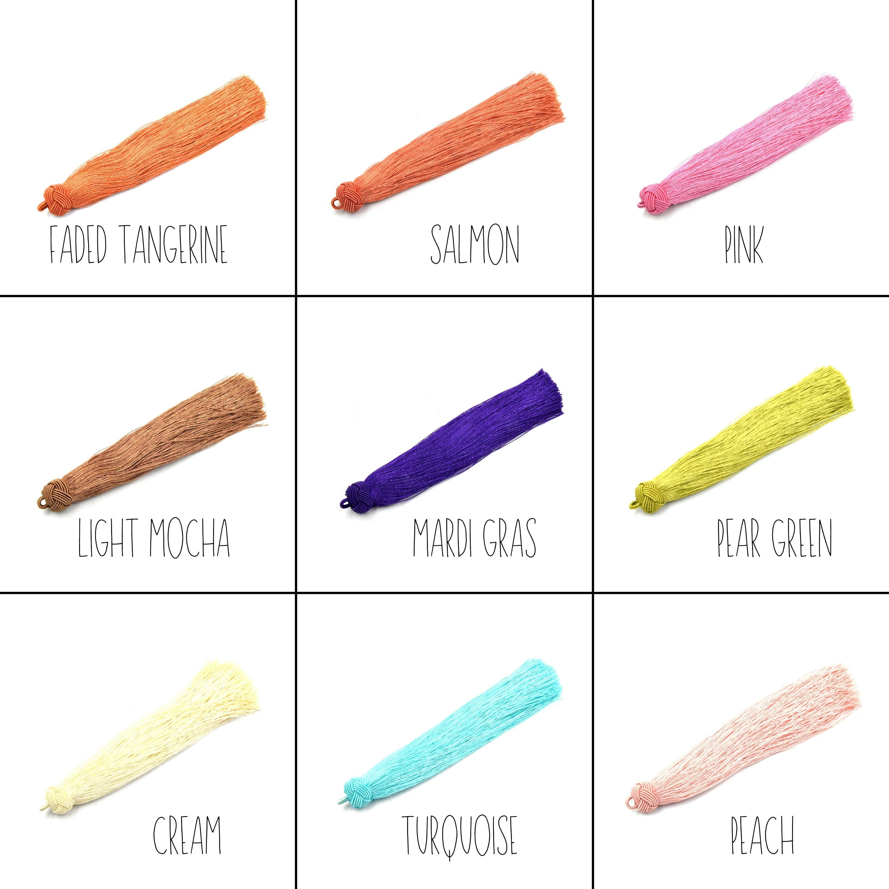 Only Beads - Wholesale DIY Craft Kit - Tassels | Knot Cap Tassel Silk Mala Gypsy Tassel Pendants4