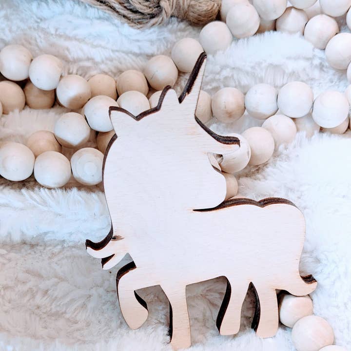 Unicorn Nursery Knobs, Wooden Kids Dresser Drawer Knobs for wholesale by Hunter Kouture