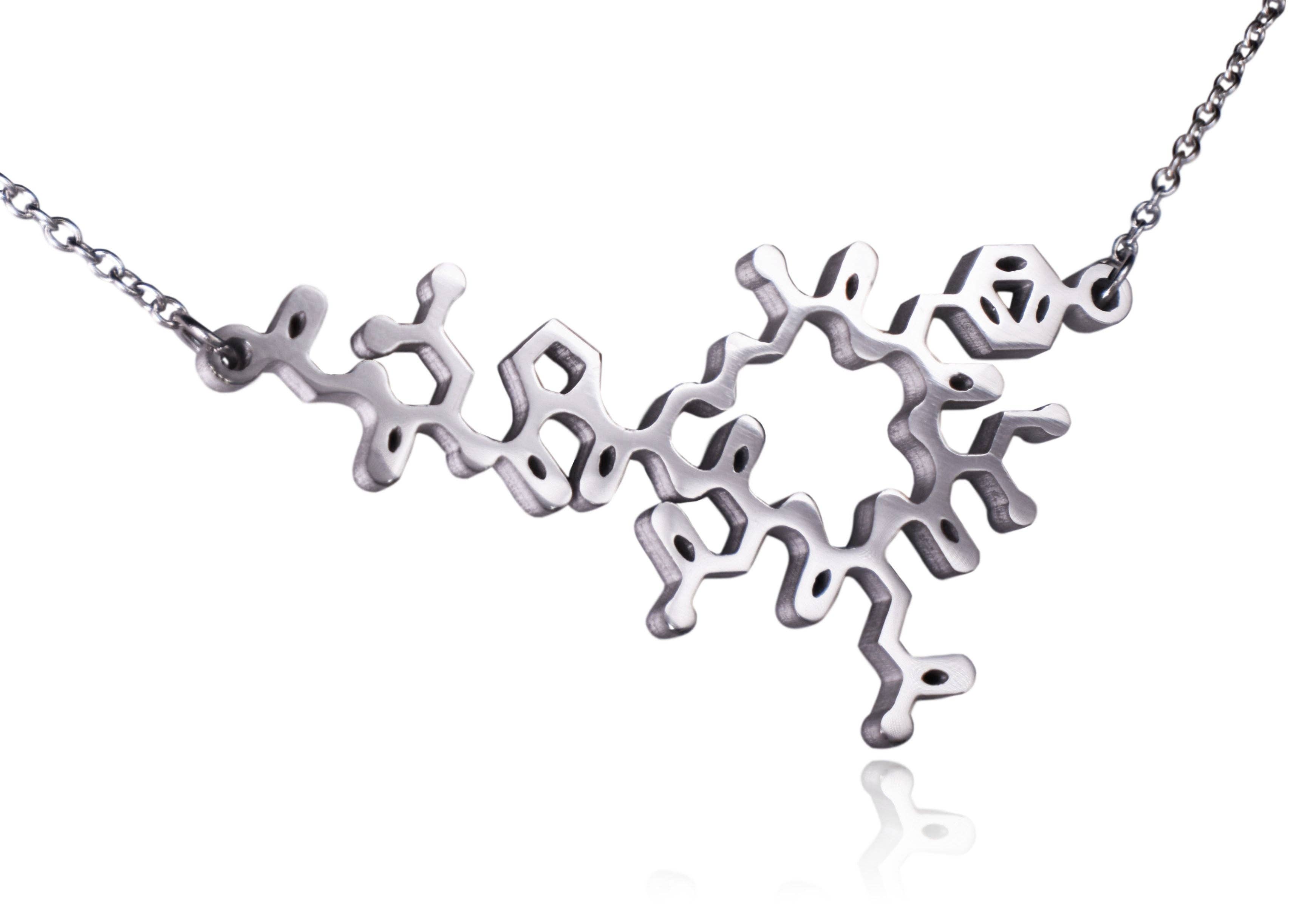 Clayton Jewelry Labs - Venta al por mayor Collares con colgantes/abalorios - Collar de acero inoxidable con molécula de oxitocina9