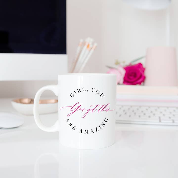 Send Me a Dream - Wholesale Coffee Mug - Girl, You got this! Encouragement Gift Luxe Coffee Mug