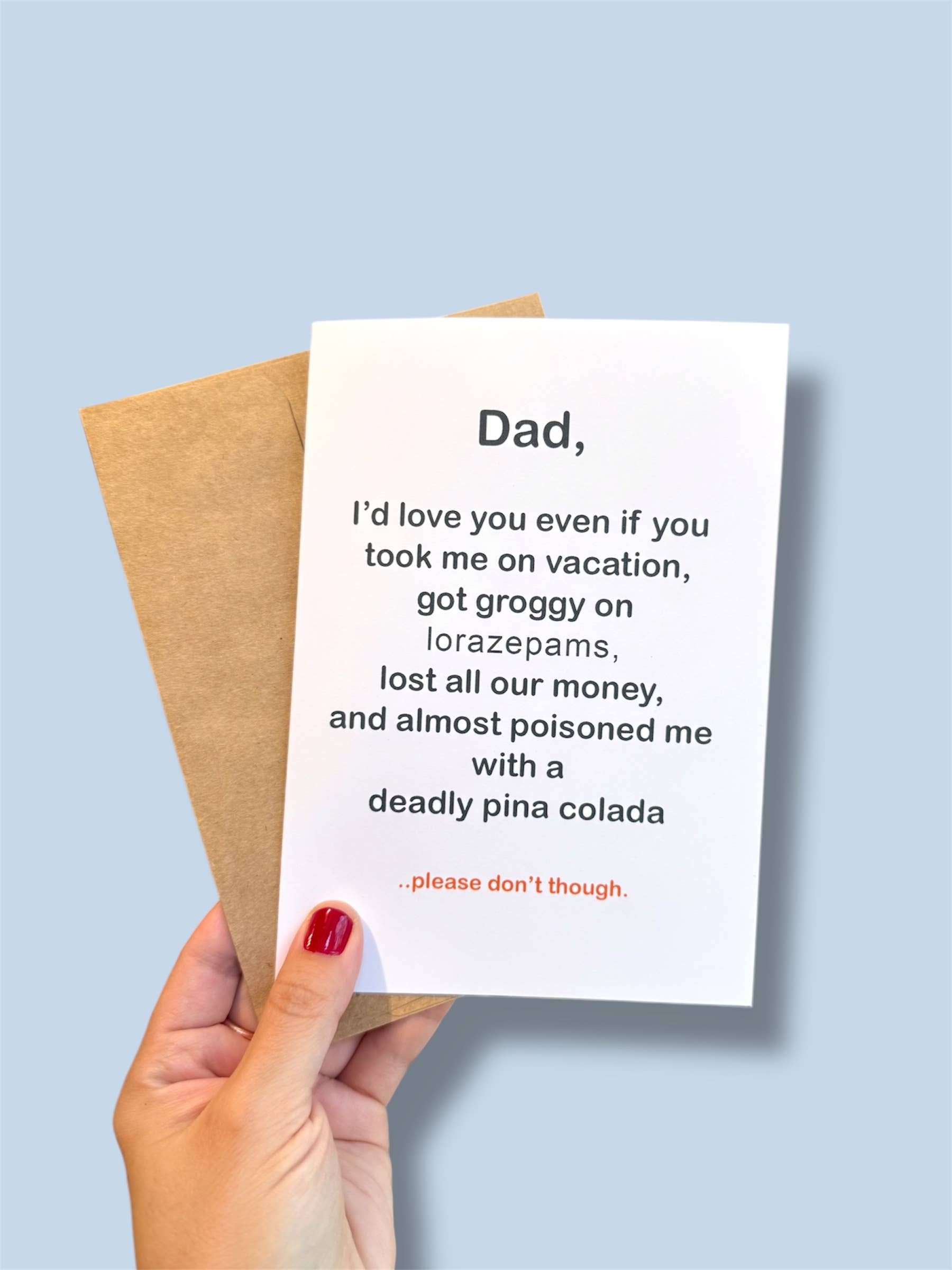 Tiny Baker Creations - Wholesale Father's Day Card - White Lotus Father’s Day Card | Card for Dad | Pop Culture7