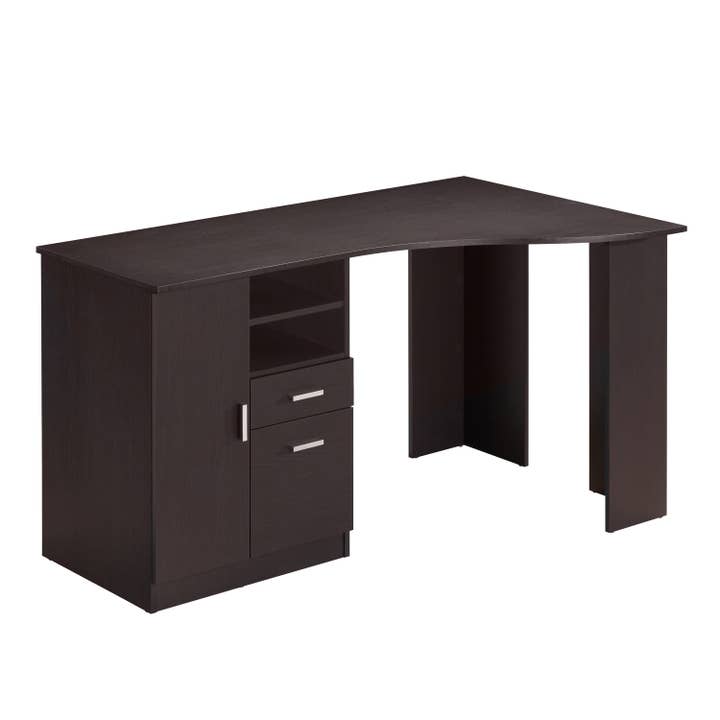 Espresso Classic Office Desk with Storage for wholesale on Faire