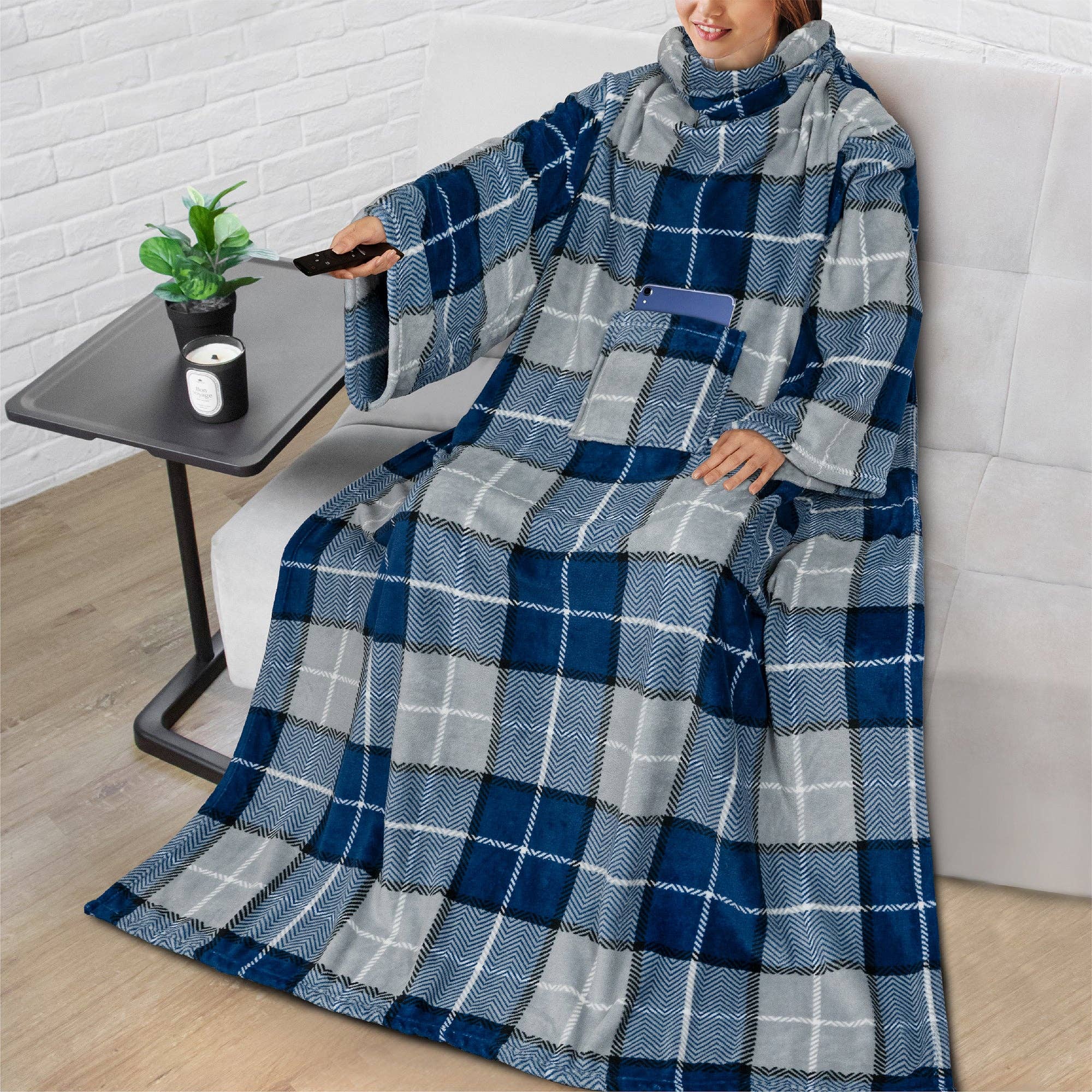 Pavilia - Vendita all'ingrosso Plaid - Coperta con maniche - Tasca applicata7