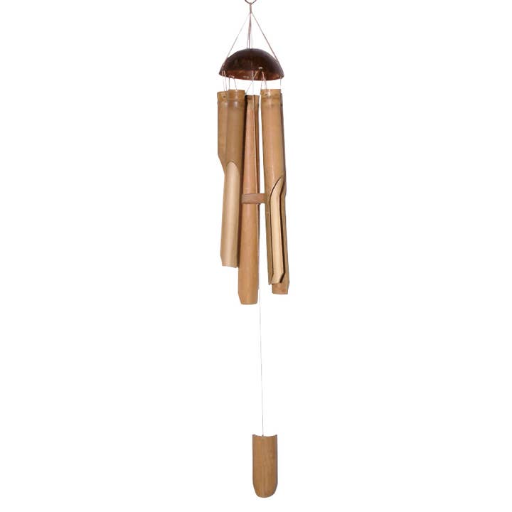 Benjamin International - Wholesale Wind Chime - Coconut Bamboo Wind Chime