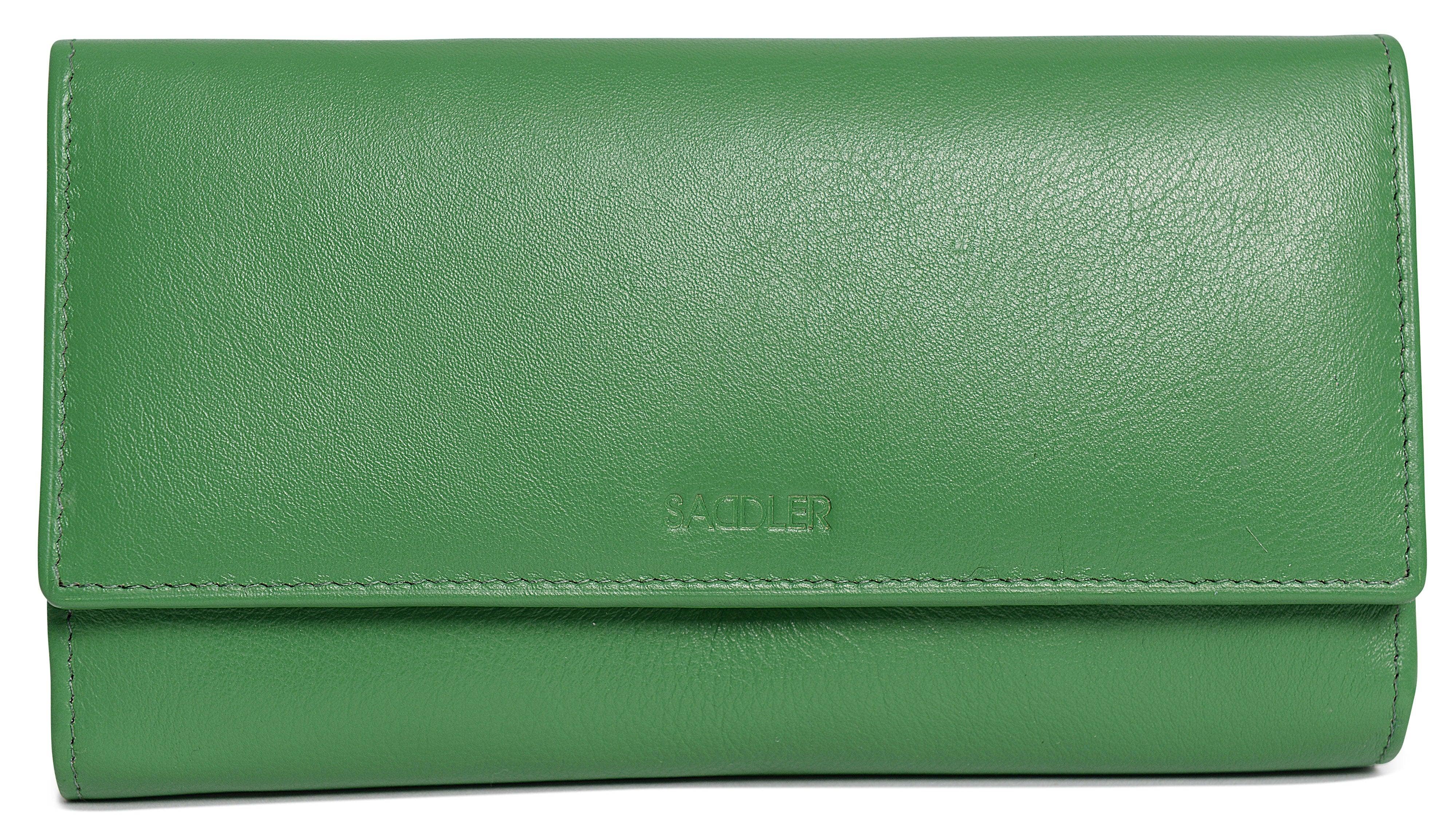 SADDLER - Vente Portefeuille – femme - Grand Portefeuille en Cuir à Sections Multiples "Grace" – Fait Main par Saddler | Protégé RFID & Boîte Cadeau35