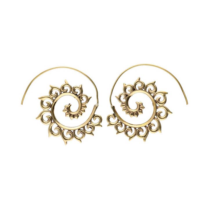 Bronze earrings -27- for wholesale by Vives de la Cortada S.L
