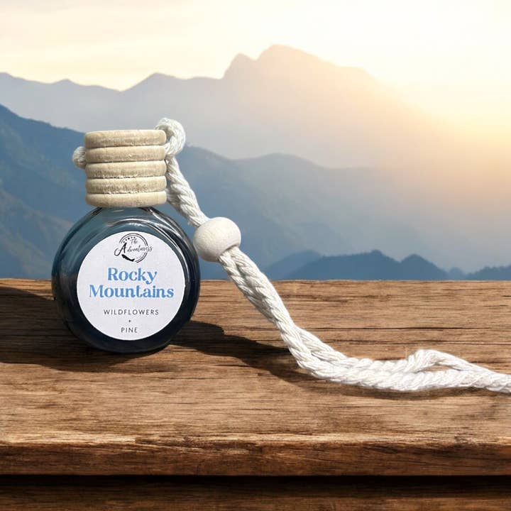 Difusor de Carros Rocky Mountains | Colorado Souvenir por atacado de The Adventuress Soap Co®