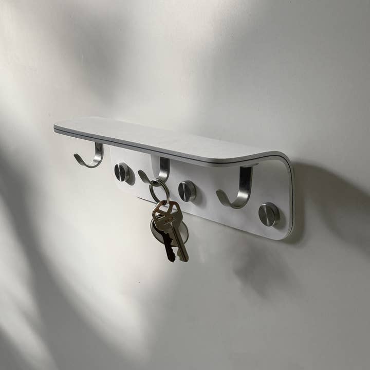 Customizable Entryway Key Holder Shelf for wholesale by Bespoke Objects