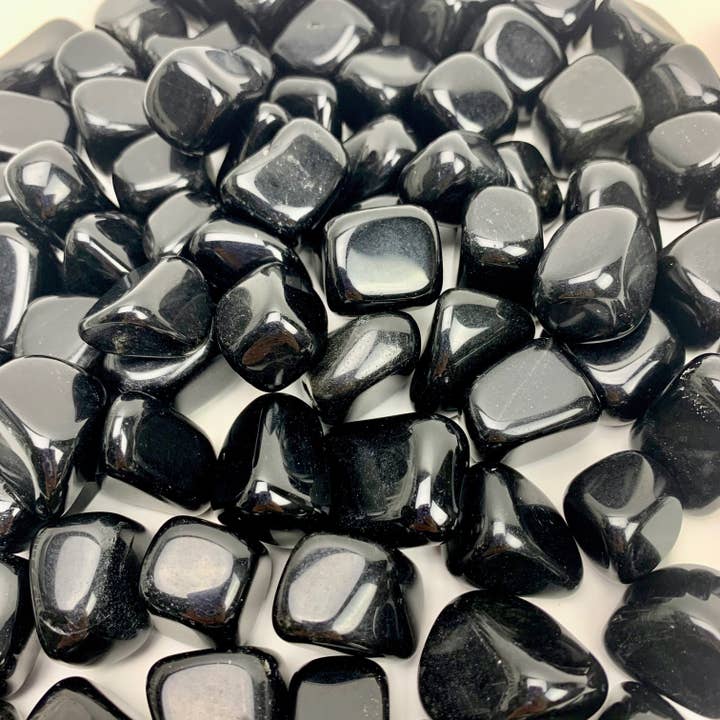 Pelham Grayson Rose - Wholesale Spiritual Stone/Crystal - Black Obsidian | Tumbled | Mexico