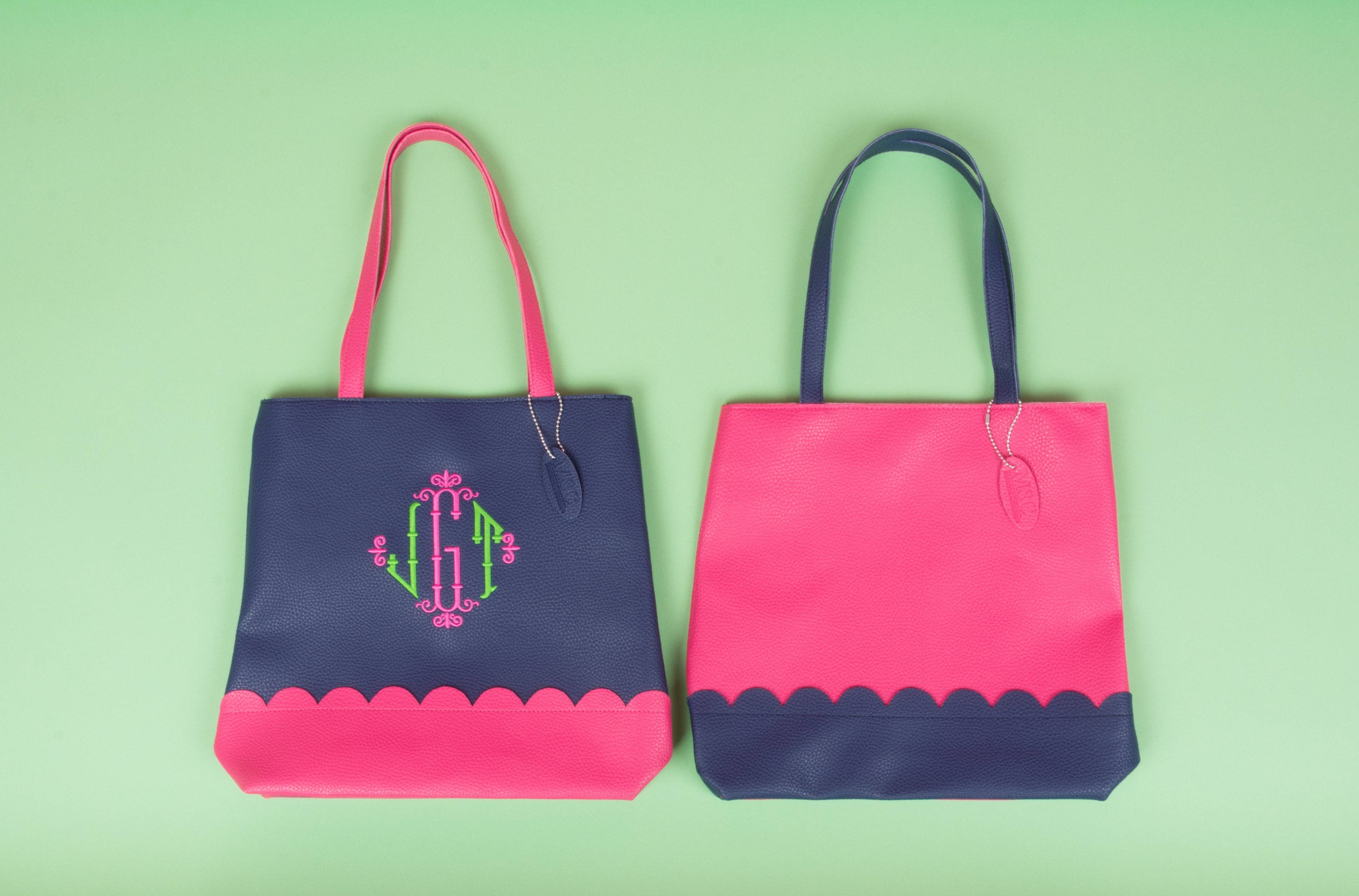 Mainstreet Collection - Wholesale Tote Bag - Women's - Scallop Handbags6