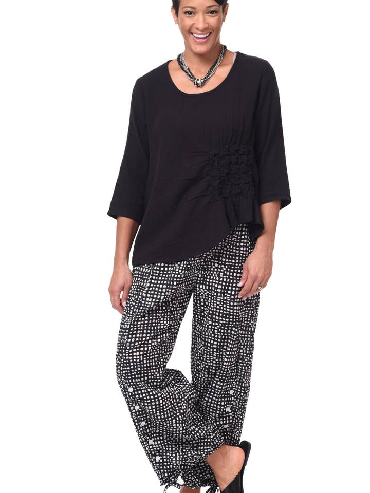 VCG365 Olga Top en Negro* para venta al por mayor de Tulip Clothing