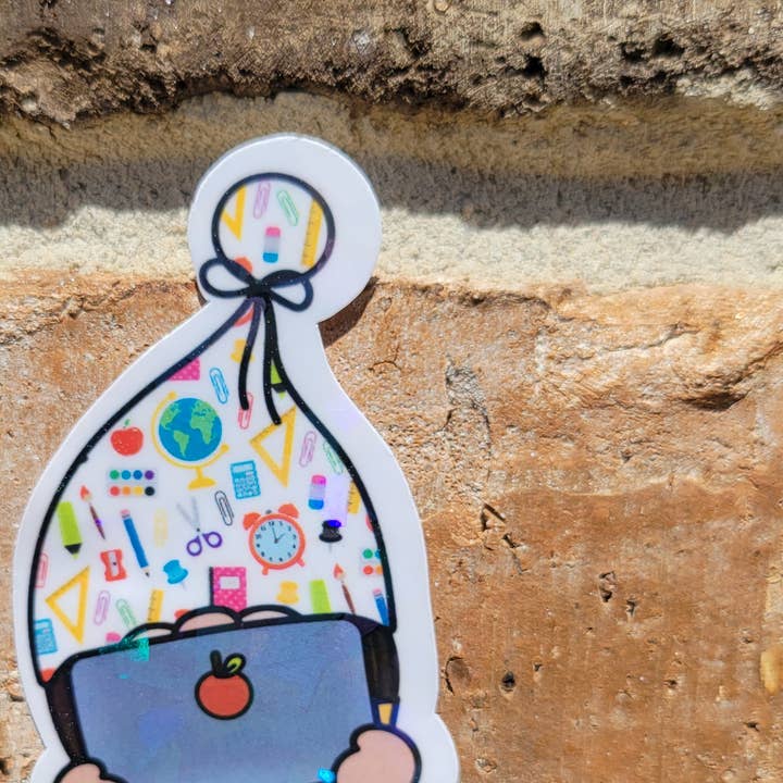 3 inch Water resistant laminated vinyl sticker for wholesale by Kodaandmom