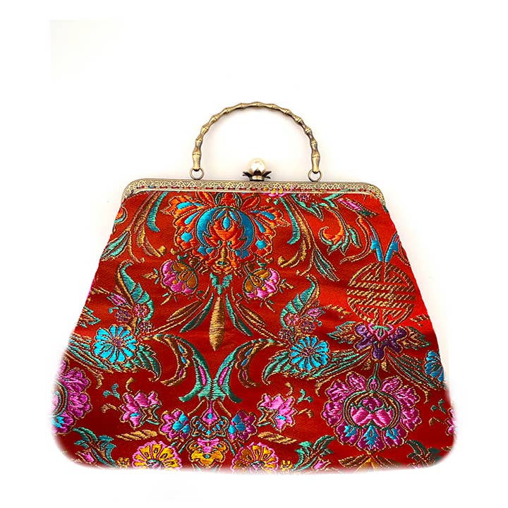 Maria Sole Rodriguez - Wholesale Clutch Bag - Women's - Bassoon Perla Medium, bag with pearl, handmade, Italy16