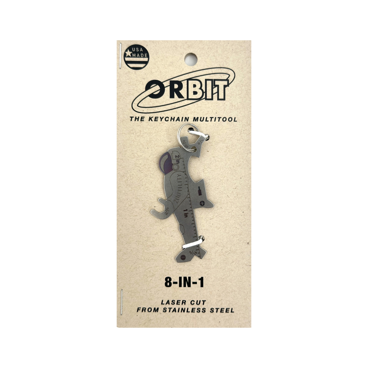 Zootility - Vente Porte-clés – unisexe - Porte-clés personnalisé, outil multifonction 12 en 14