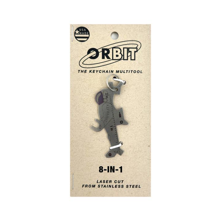 Zootility – Engroshandel Nøglering - Unisex – Brugerdefineret nøglering 12-i-1 multiværktøj4
