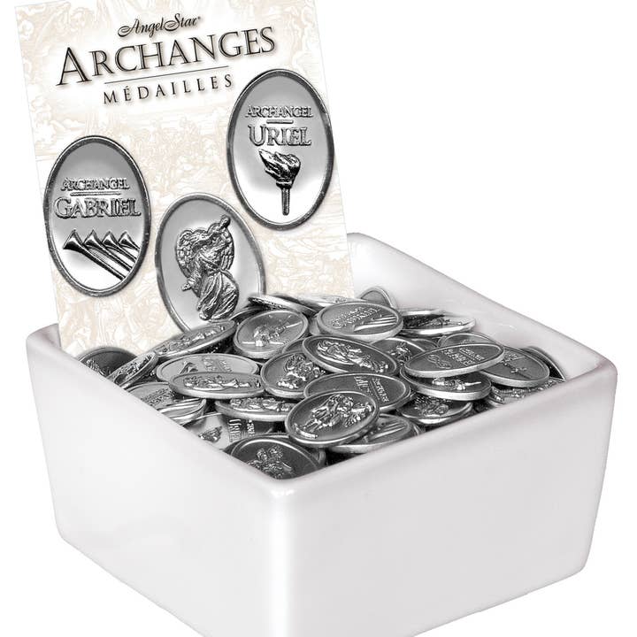 FRENCH - Archangel Token 96pc Assortment for wholesale by AngelStar