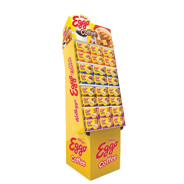 Eggo Coffee 4 SKU Shipper (48 ct) for wholesale by Two Rivers Coffee