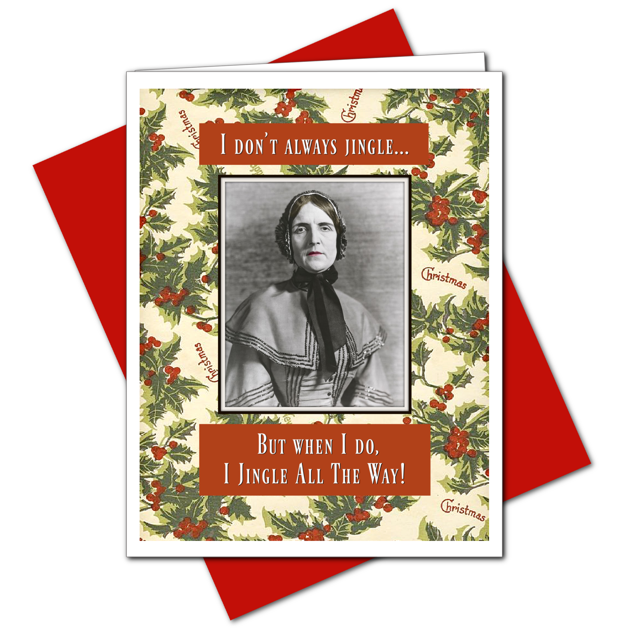 Ümlaut Brooklyn - Wholesale Christmas Card - Jingle All The Way - Christmas Greeting Card2