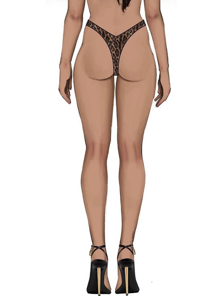 House of Desire – wholesale Underwear – Women's – ALLEGRA SILKY MICRO TANGA4