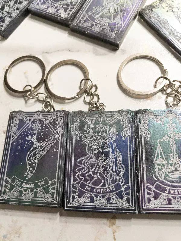 NerdyNixies LLC - Wholesale Keychain - Unisex - Tarot Card keychains2