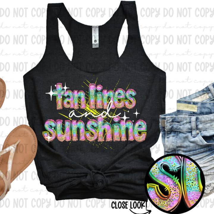 Tan Lines e Sunshine Tank per la vendita all'ingrosso da parte di Farm Life Crafting