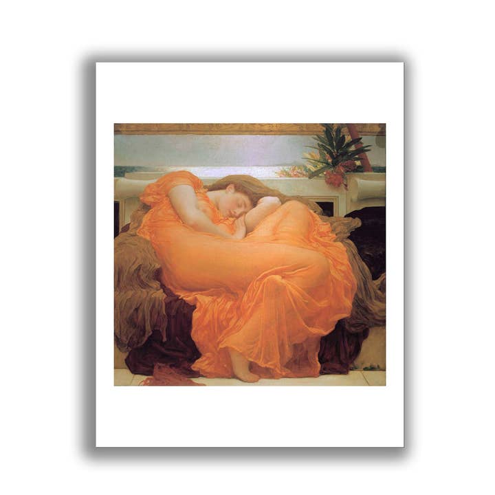 Impression d'art Flaming June art mural non encadré pour la vente par Go To Design