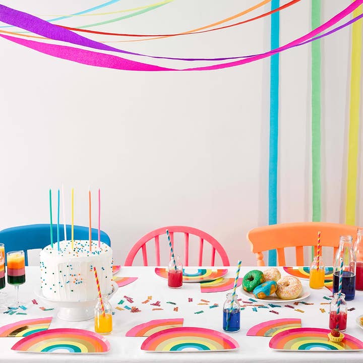 Talking Tables UK - Wholesale Party sign/banner - Birthday Brights Rainbow Streamers1