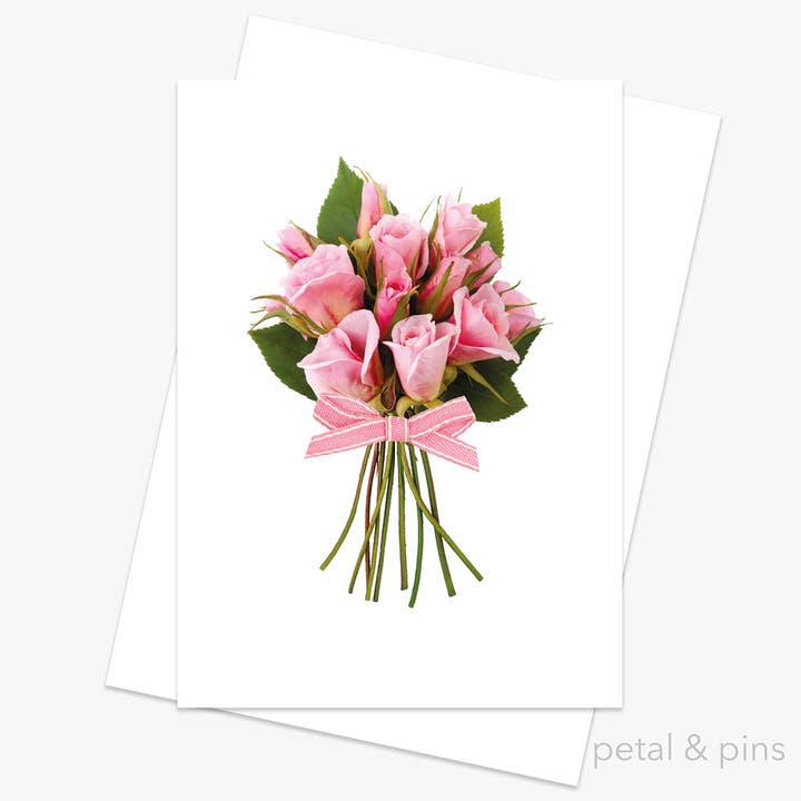 A Posy For You — Tarjeta de felicitación floral para venta al por mayor de petal & pins