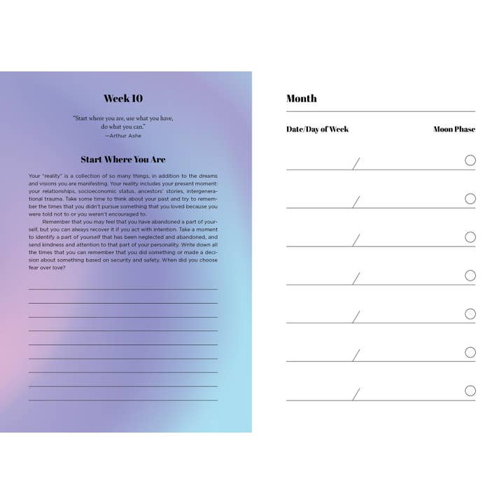 Union Square & Co. - Wholesale Planner - Manifest Your Year: 12-Month Undated Planner