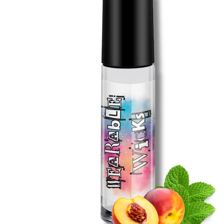 Zesty Bestie Wearable Roll On : Nectarine & Mint Scent by Glitterwicks for wholesale by Glitterwicks